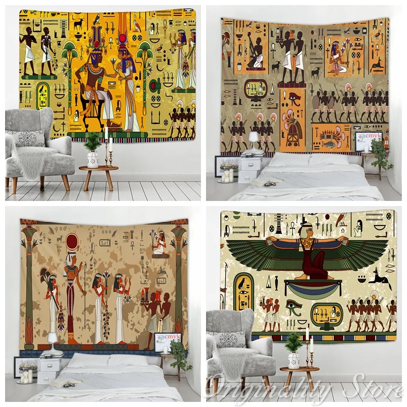 Древний Египетский гобелен настенный подвесной спальни художественный домашний