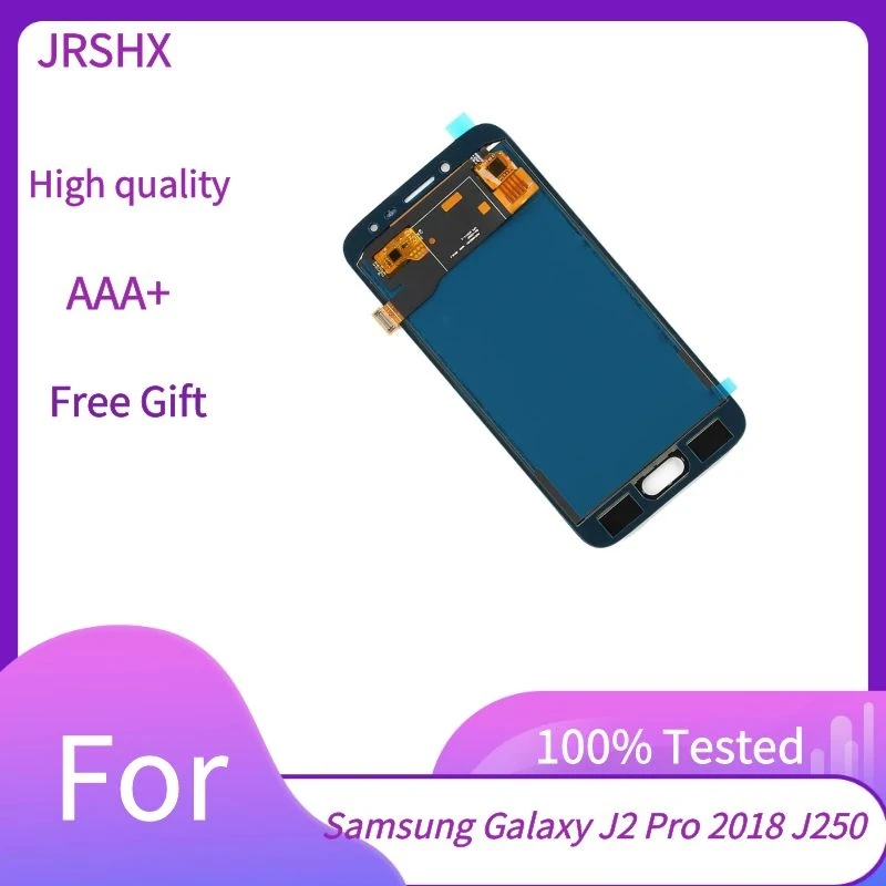 

100% протестированный AMOLED TFT для Samsung Galaxy J2 pro 2018 J250 J250F ЖК-дисплей и сенсорный экран дигитайзер в сборе с регулировкой