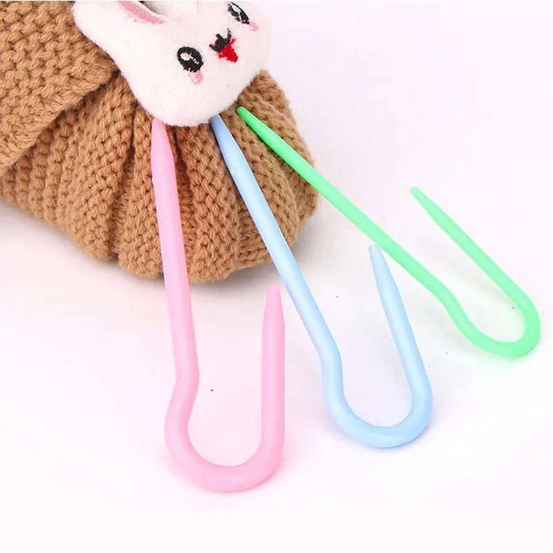 1 Набор красочный пластиковый набор инструментов для вязания крючком маркеры