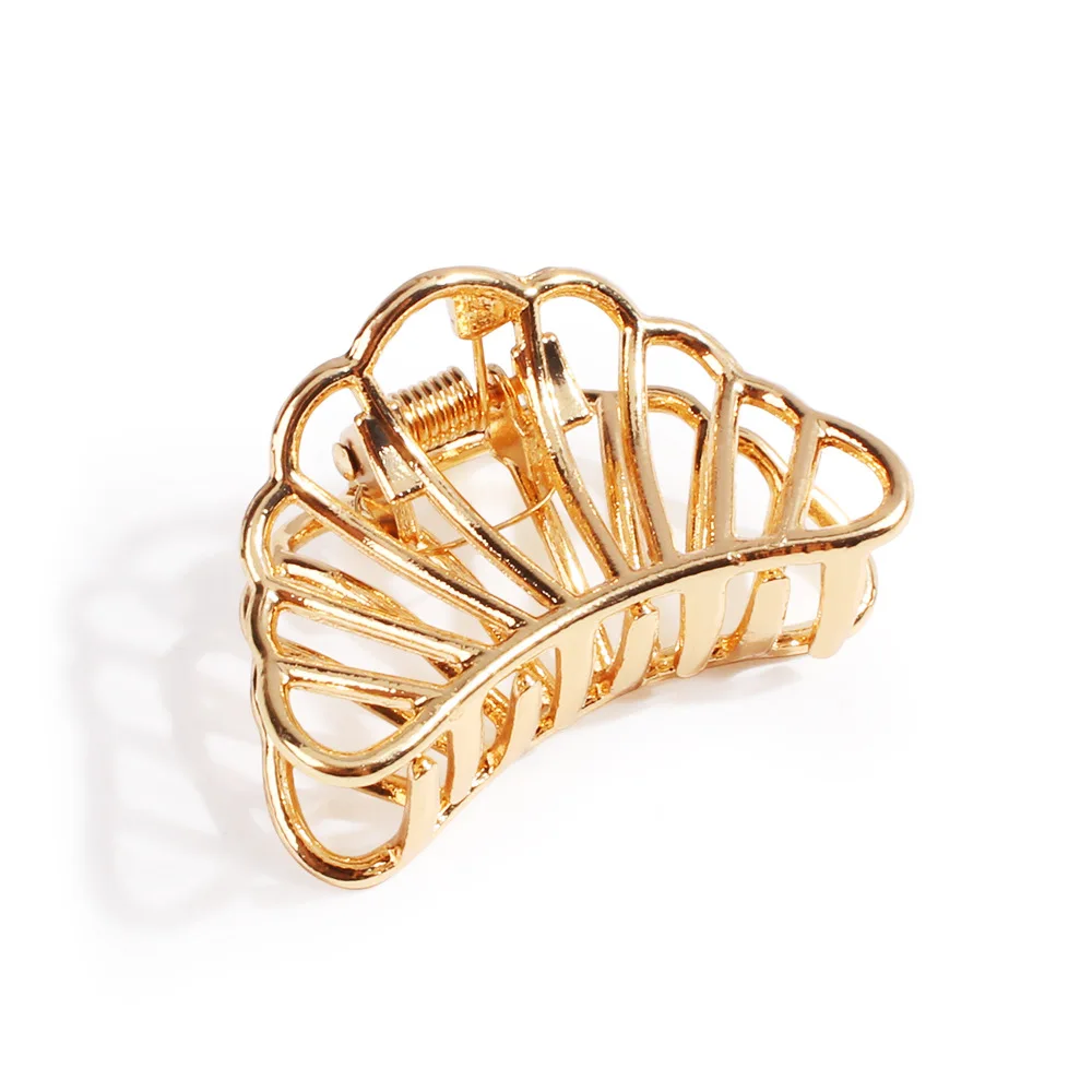 9 Styles Geometric Hair Claw For Women Girls Clamps Hair Crab Metal Gold Hair Clip Claw Accessories Hairpins Ornament