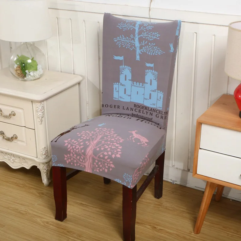 Современный минималистичный чехол для украшения столовой растягивающийся