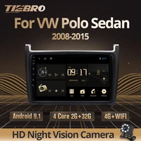 tiebro 2din android 9 0 car radio for volkswagen vw polo sedan 2008 2015 car multimedia player gps navigation 2din dvd player