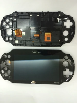 

Original LCD Screen + Back Case Touch Panel For PSVITA2000 PSV 2000 With Frame Black/blue/red