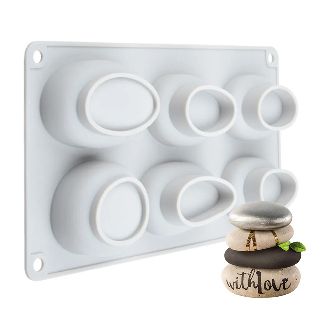 Силиконовая форма для мыла ручной работы DIY 3D в форме булыжника с изображением