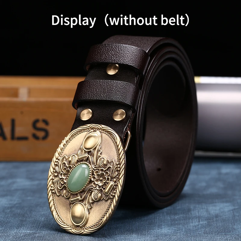 Luxury Gold Series Metal Belt Buckle Western Cowboy Solid Brass Buckles Fit 4cm Wide Men Women Jeans Clothes Accessories |