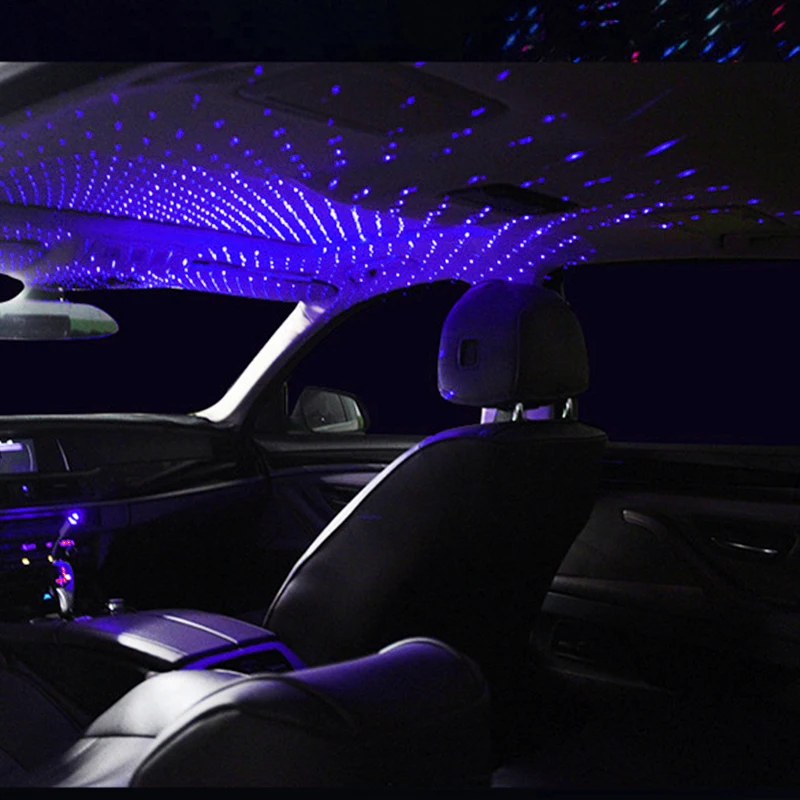 aliexpress - Car Roof Star Light Interior LED Starry Laser Atmosphere Ambient Projector USB Auto Decoration Night Home Decor Galaxy Lights