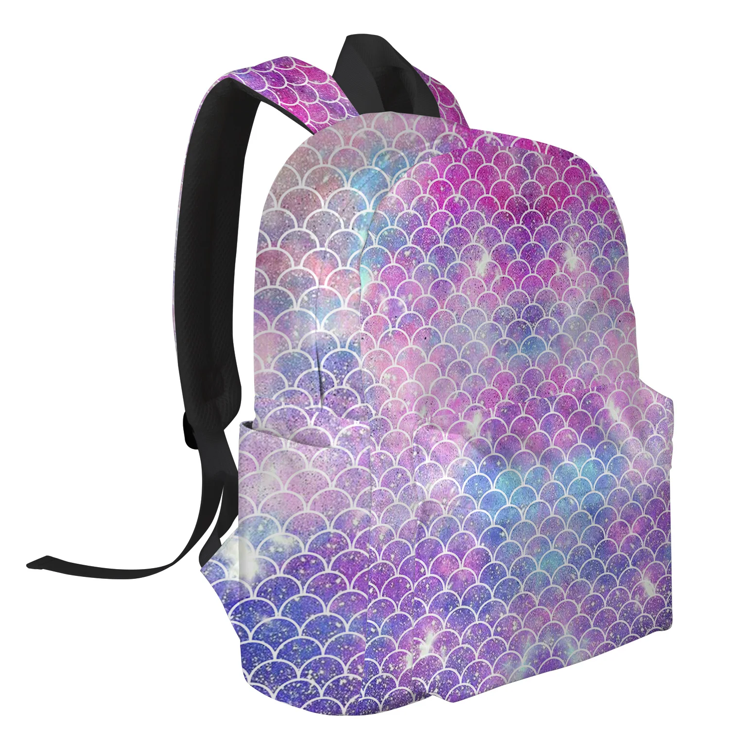 Красивый цветной рюкзак с чешуей русалки для женщин и мужчин рюкзаки путешествий