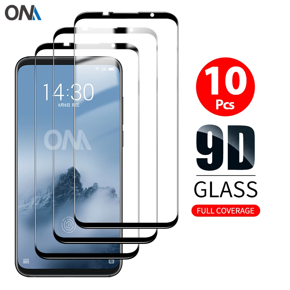 10 шт./лот оптовая продажа защита для экрана Meizu 16S Pro 16T 17 закаленное стекло полное