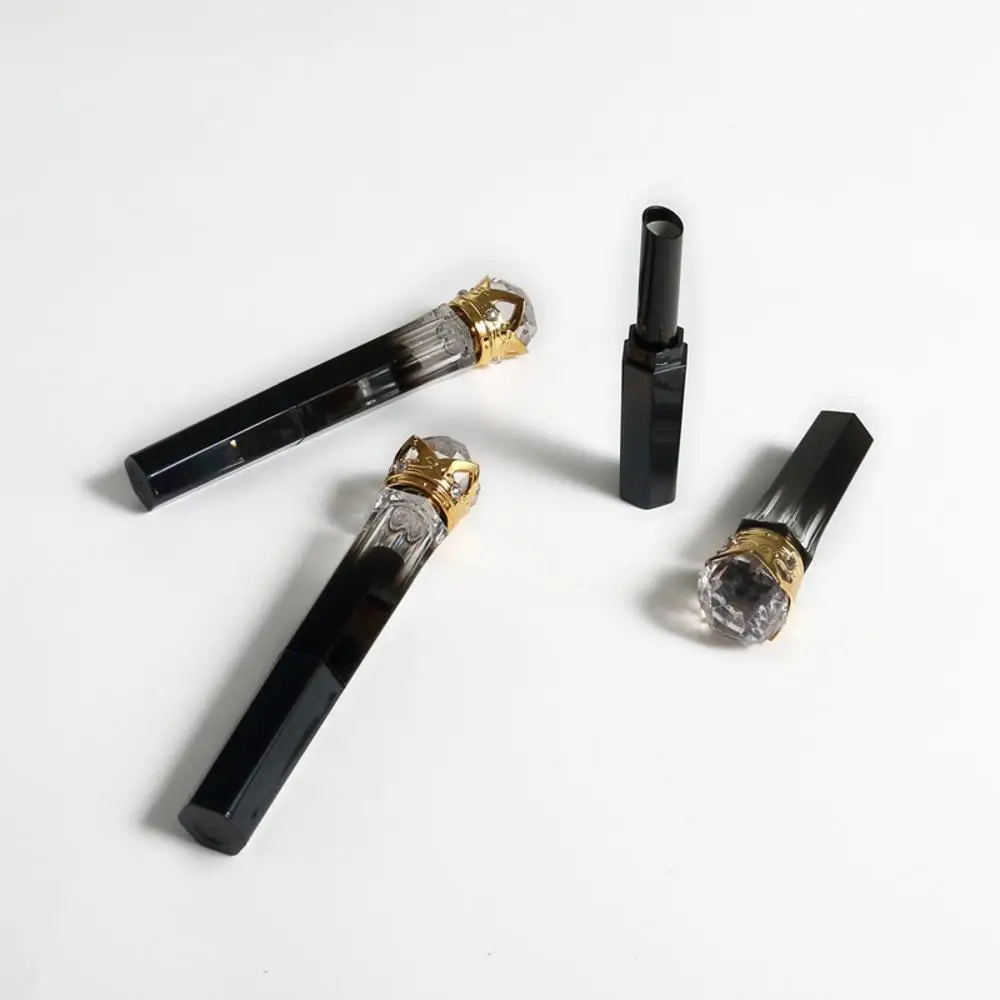 Новинка 1 шт. пустой тюбик для помады с алмазным черным градиентом бальзама губ