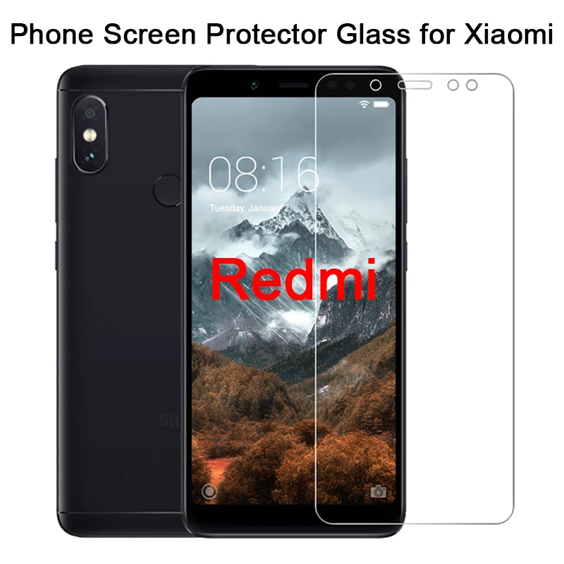 

2 pcs! Tempered Protective Safety Glass for Xiaomi Redmi Note 7 6 5 Pro 5A Prime Screen Protector for Redmi Note 4X 4 3 2