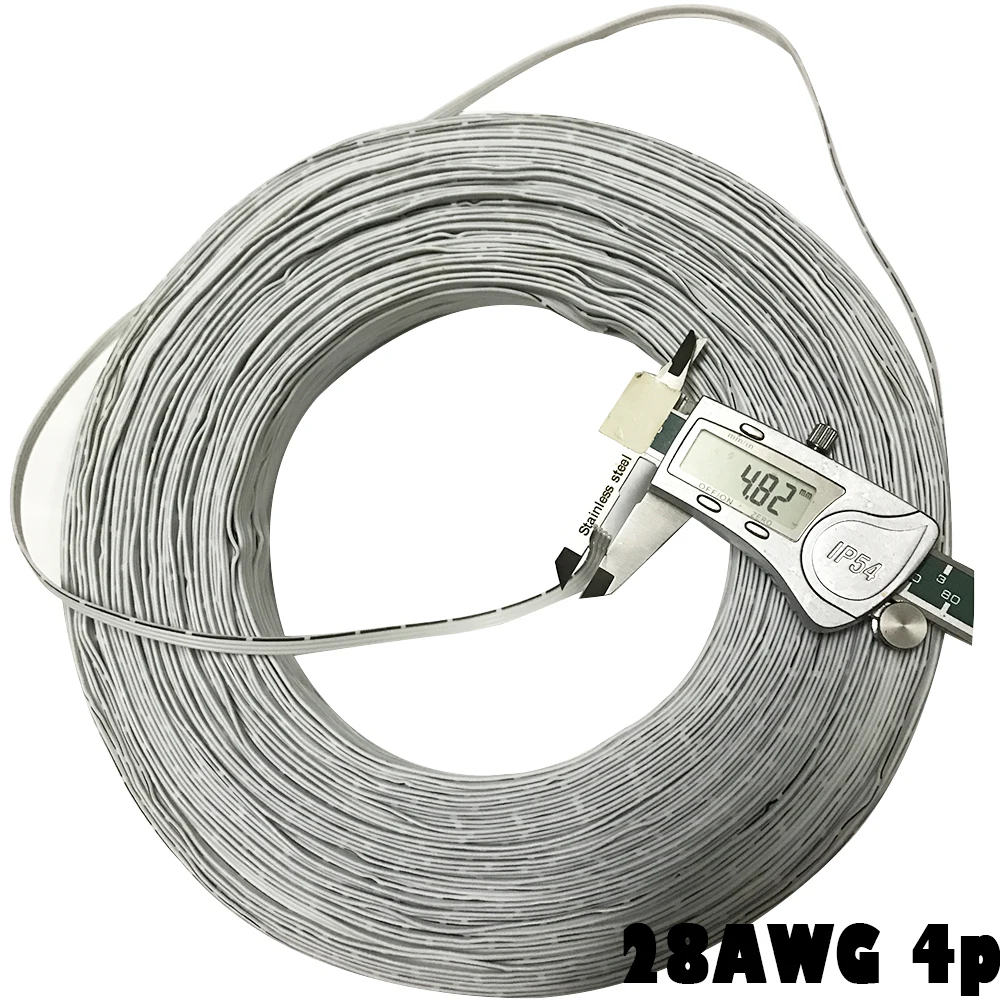 Специальный мягкий силиконовый кабель 4P 28AWG питания высокое качество