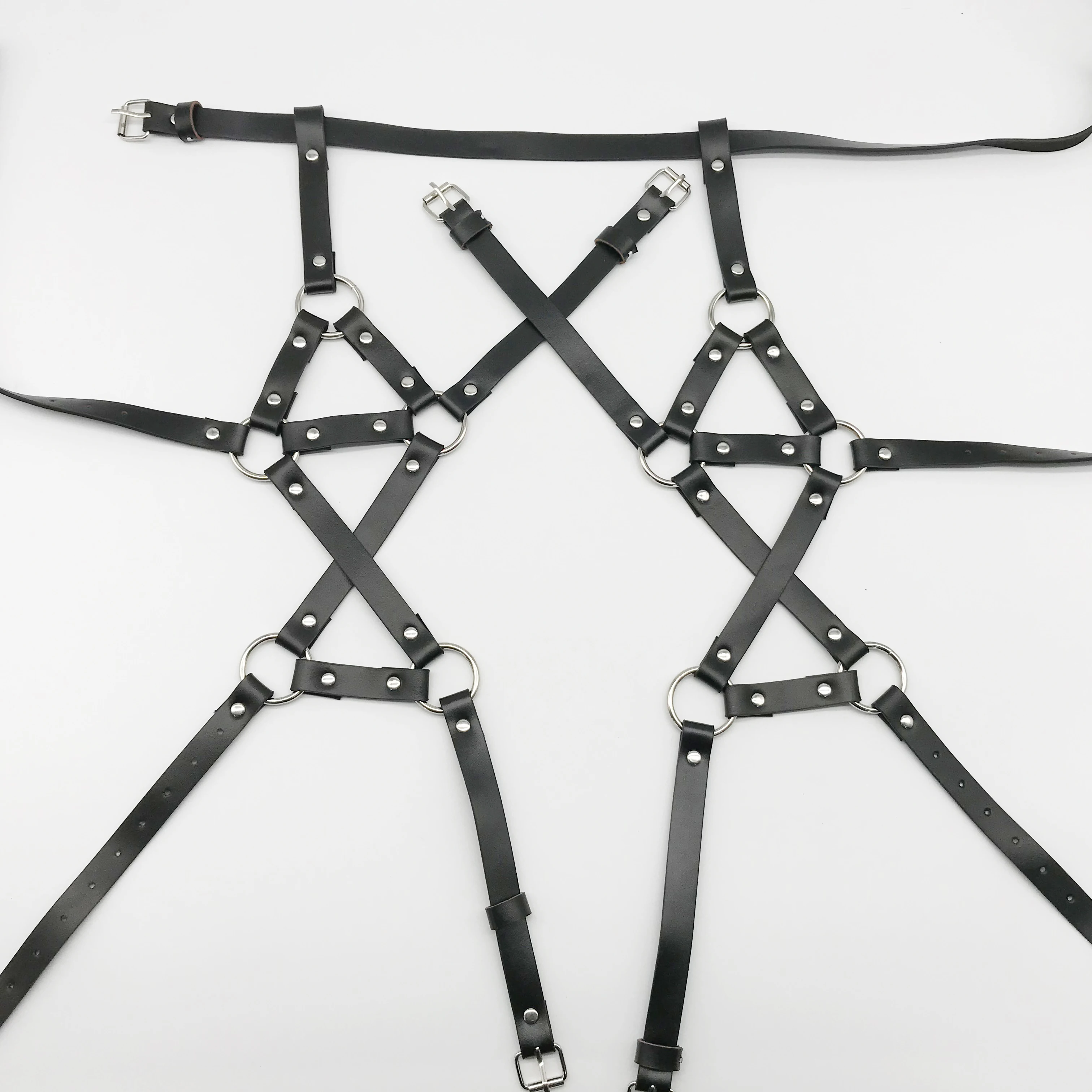 GAMPORL кожаный ремень для тела бандаж Готический пояс женщин нижнее белье