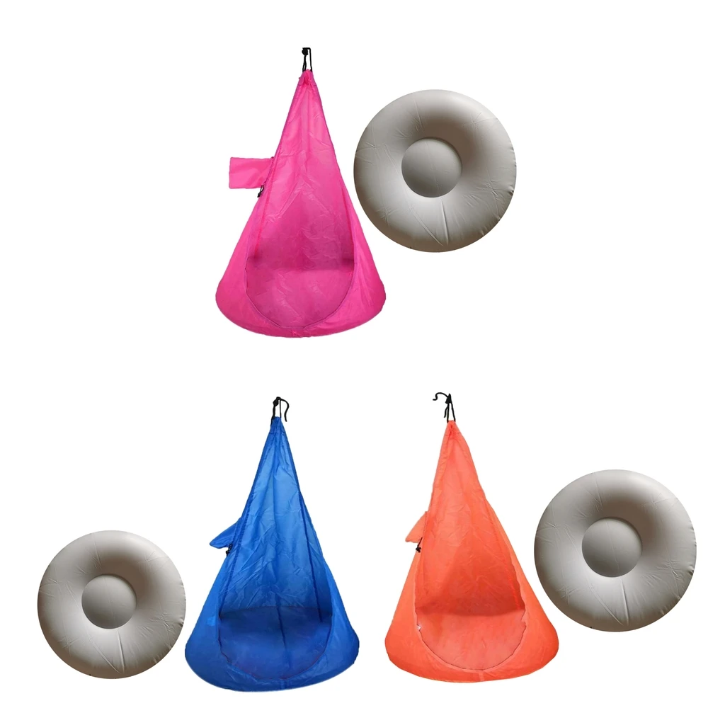 

Portable Home Kids Hammock Chair Hanging Seat Bearing 30KG Patio Accessory