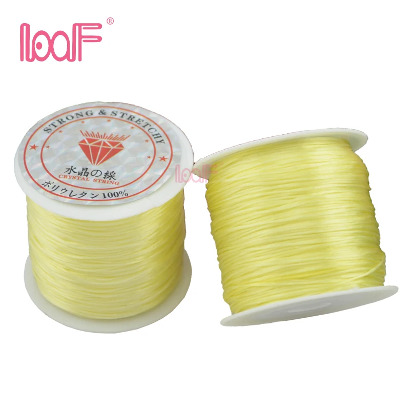 Эластичная нить для бисероплетения LOOF 1 шт. 80 м/рулон 0 8 мм эластичная инструмент
