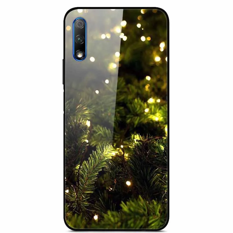 Роскошный чехол для huawei Honor 9X, чехол из закаленного стекла, силиконовый чехол для телефона huawei Honor 9X X9 9 X, чехол s для Honor 9X - Цвет: 26