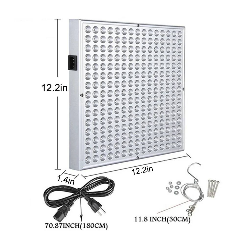 45 Вт 225 светодиодный светильник для выращивания растений цветов рассады овощей