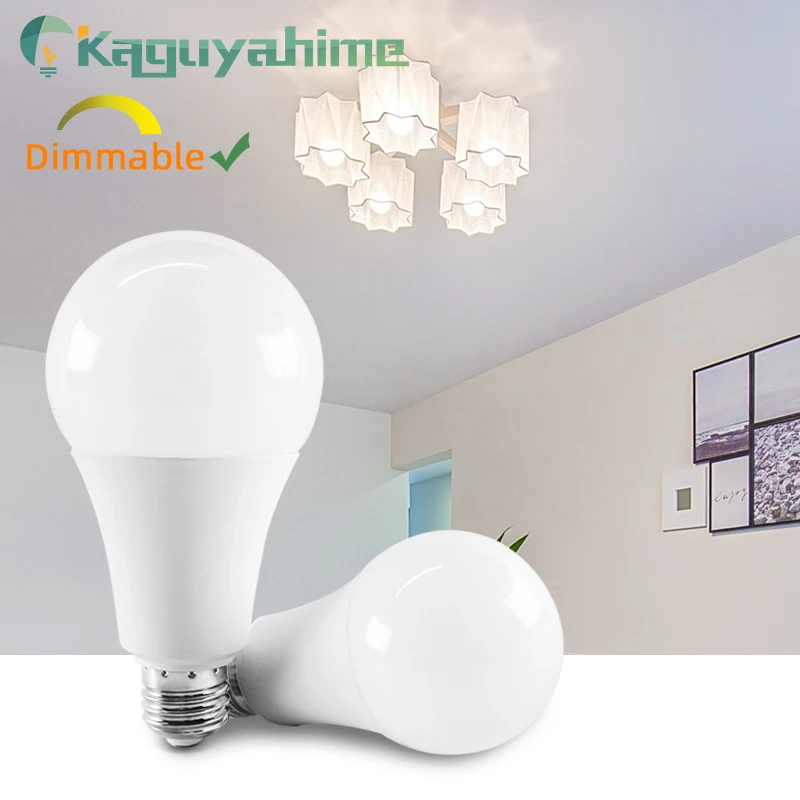 Светодиодный светильник Kaguyahime с регулируемой яркостью E27 E14 220 В 3 Вт ~ 20 5 7 9 12 15