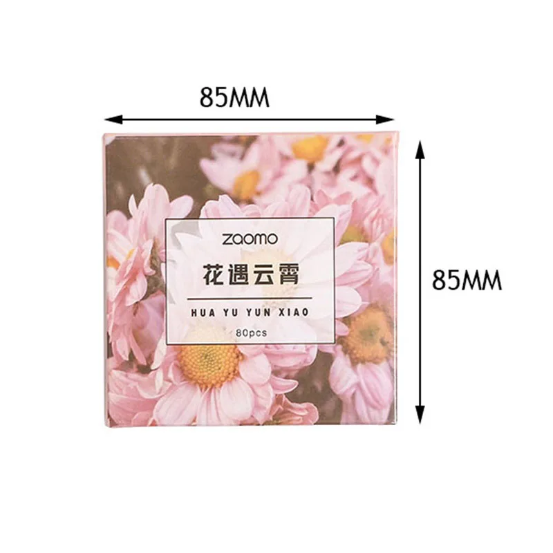 80 листов в упаковке милые Васи Стикеры каваи шаблон Скрапбукинг Бумага