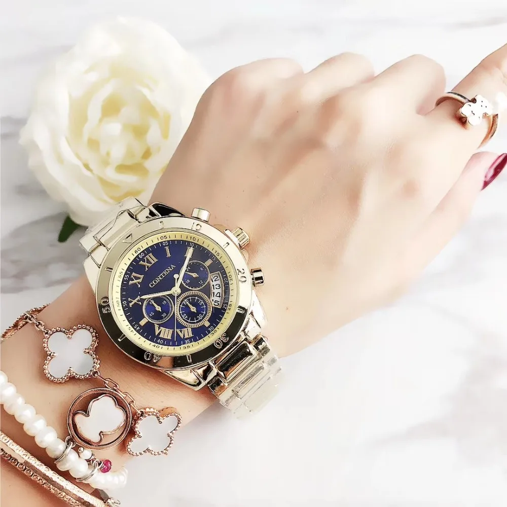 Zegarek damski montre femme женские часы женские кварцевые часы Relogio Feminino оригинальные часы известного бренда Contena Geneva