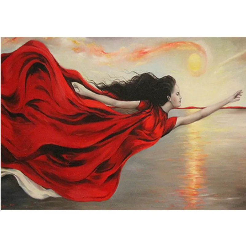 Алмазная 5D мозаика сделай сам картина с изображением Красного свадебного фото