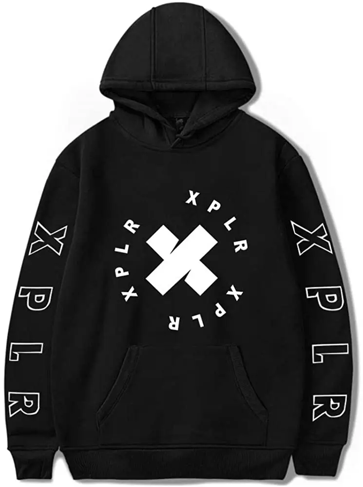 Популярные детские толстовки Sam and Colby модные повседневные крутой принт и XPLR