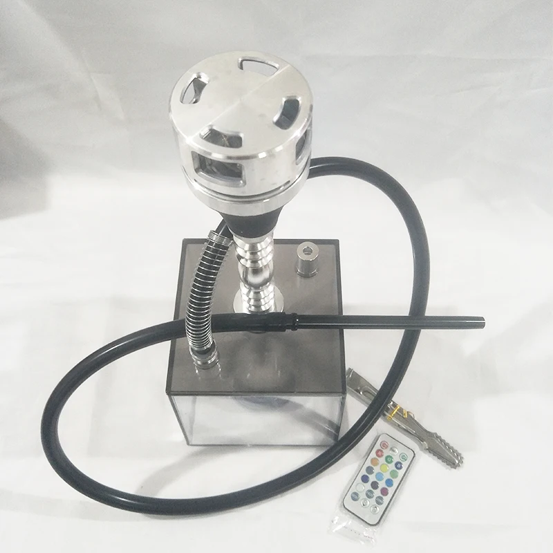 2020 новый акриловый кальян комплект с светодиодный светильник ветрозащитный