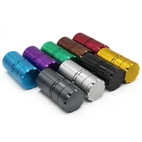 1pcs cylindrical smoke grinder with storage 5 layers 50mm grinder smoking herbal tobacco spice smoking accessories