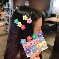 childrens small catch clip girls cute little flower hairpin baby hair accessories princess bangs clip small hairpin headdress