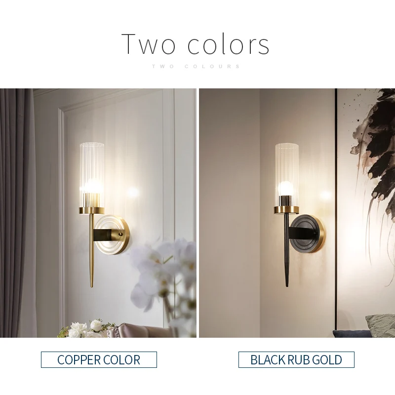 

Nordic Wall Light Glass Lampshade Kitchen Aisle Modern Living Room Bedroom Bedside Mirror Front Lamp Home Decor Light Fixture