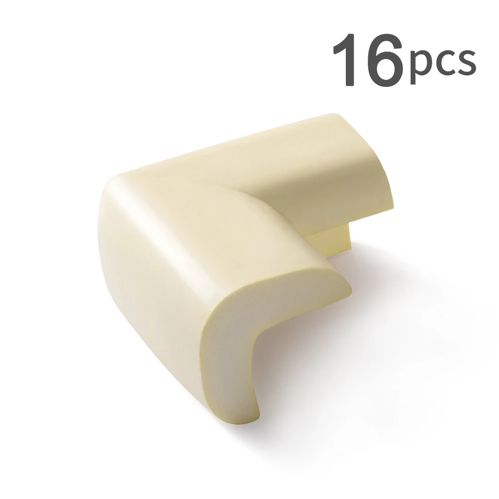 Beige 16pcs 16 шт./компл. Sunveno безопасности ребенка Угловые протекторы уголки для мебели Угол защиты безопасности ребенка для пришивки тесьмы Уголки - Цвет: Beige 16pcs