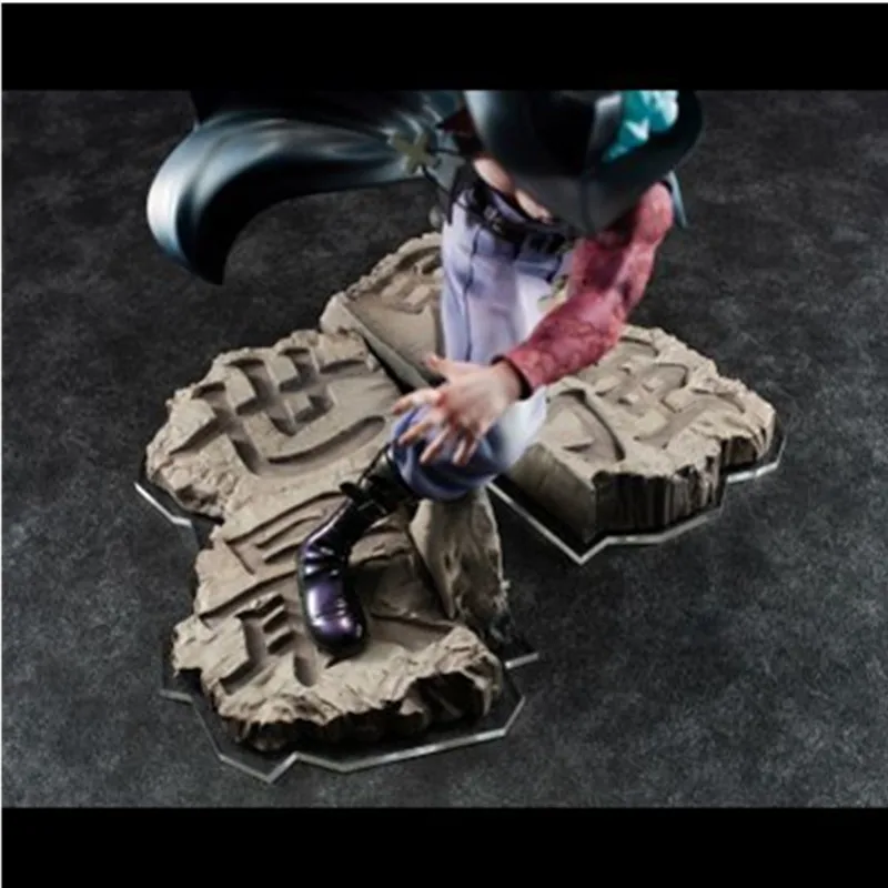 

13.4" Anime ONE PIECE POP Shichibukai Dracule Mihawk Zoro's Opponent PVC Statue Portrait Action Figure Collectible Model Toy K97