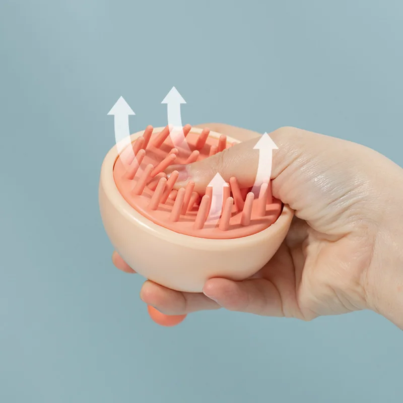 

Household Small Shampoo Brush Head Massage Brush Adult Scratch Tool Lady Scalp Shampoo Comb Silicone Anti-Itch Male Shampoo Comb