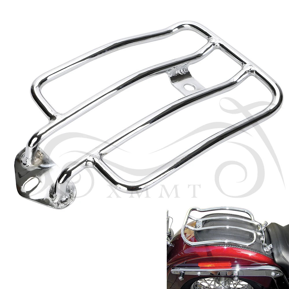 МОТОЦИКЛ хром Solo сиденье багажная Поддержка Полка стойка для Harley XL Sportsters