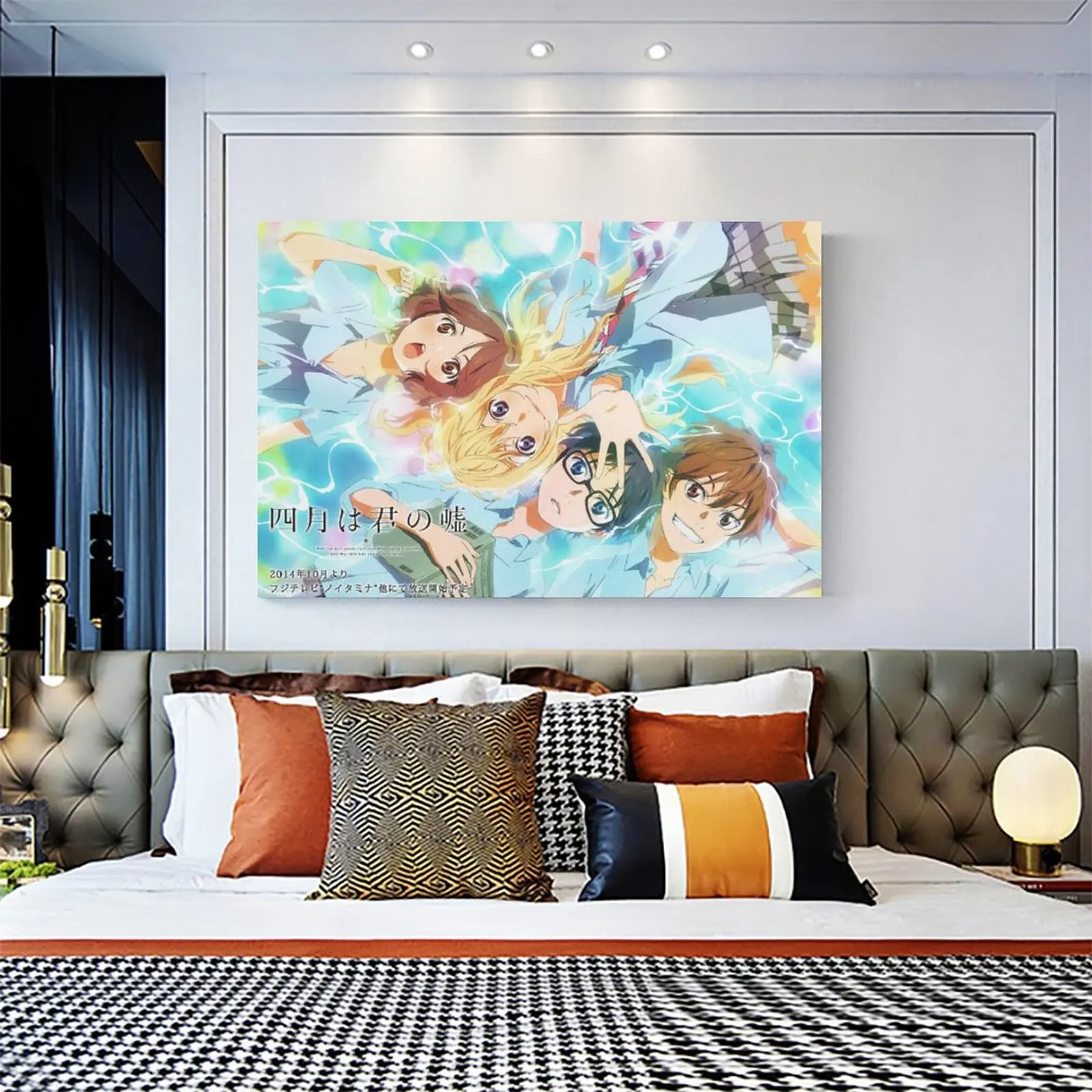 

Your Lie in April Orange Anime Poster And Wall Art Picture Print Modern Family Bedroom Decor Posters