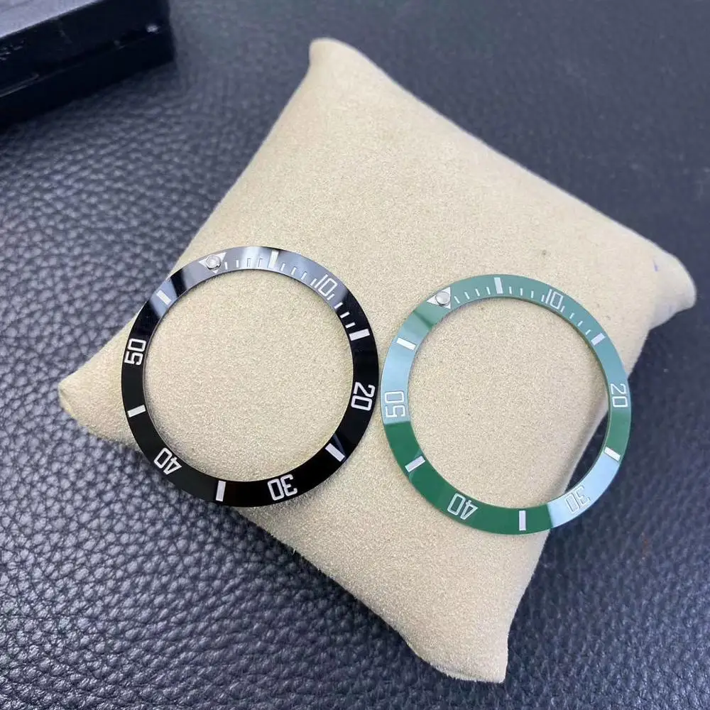 38 мм качественные детали для часов очищенная фабричная Керамическая рамка 40