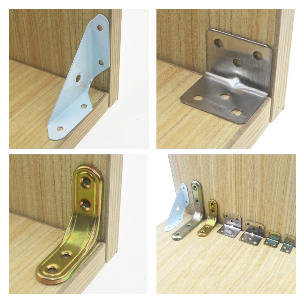 Полированная угловая Скоба L скобка Крепежная для ремонта мебели