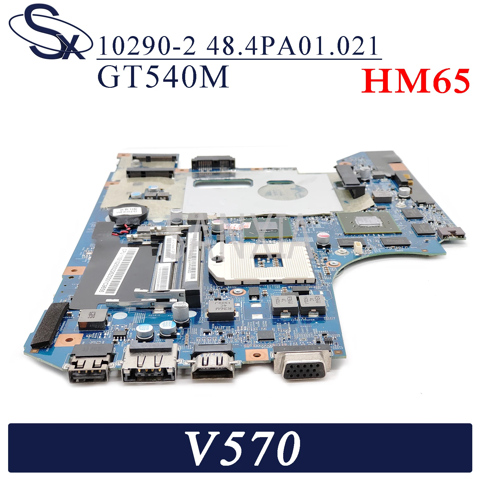 

KEFU 10290-2 Laptop motherboard for Lenovo V570 original mainboard GT540M