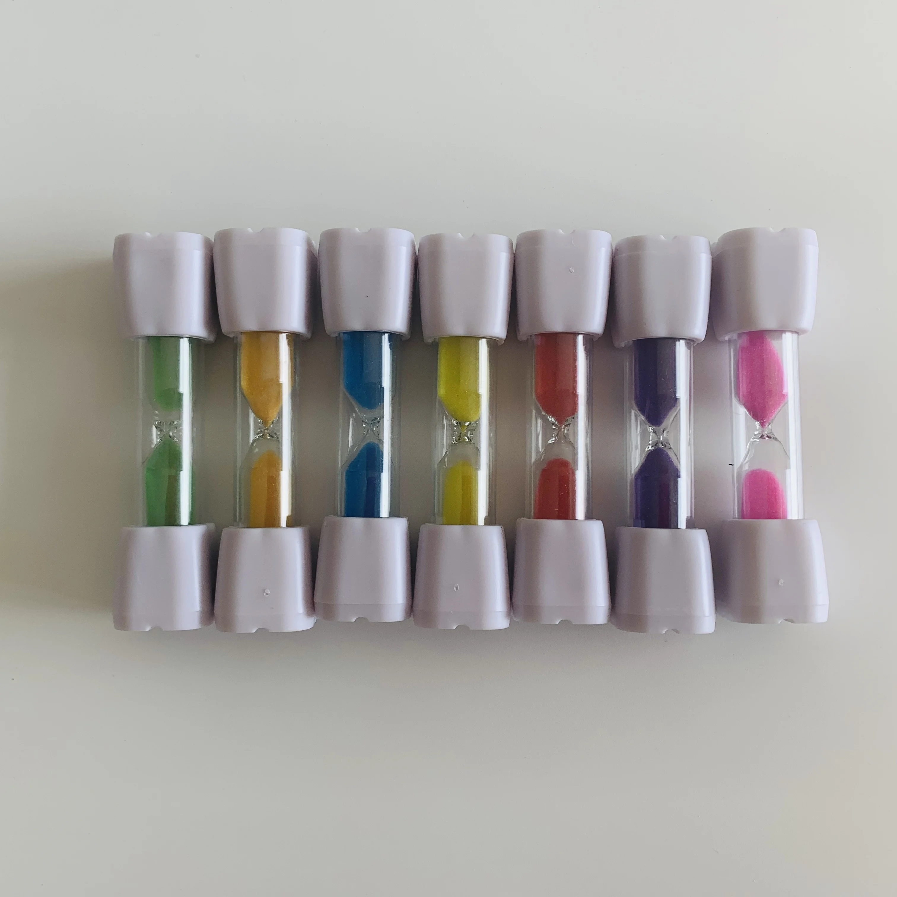 Пластиковый зуб форма песка таймер песочные часы 5 в виде песочных часов на 1