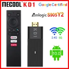 ТВ-флешка Mecool KD1, Android 10, умная ТВ-приставка Mi ni, 2 Гб ОЗУ, 16 Гб ПЗУ, Amlogic S905Y2, 2,4G, Wi-Fi, BT4.2, 4K, HDR10