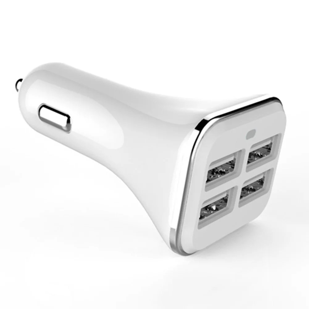 Безопасное и надежное автомобильное зарядное устройство 12 В 4 USB порта 6 8 А