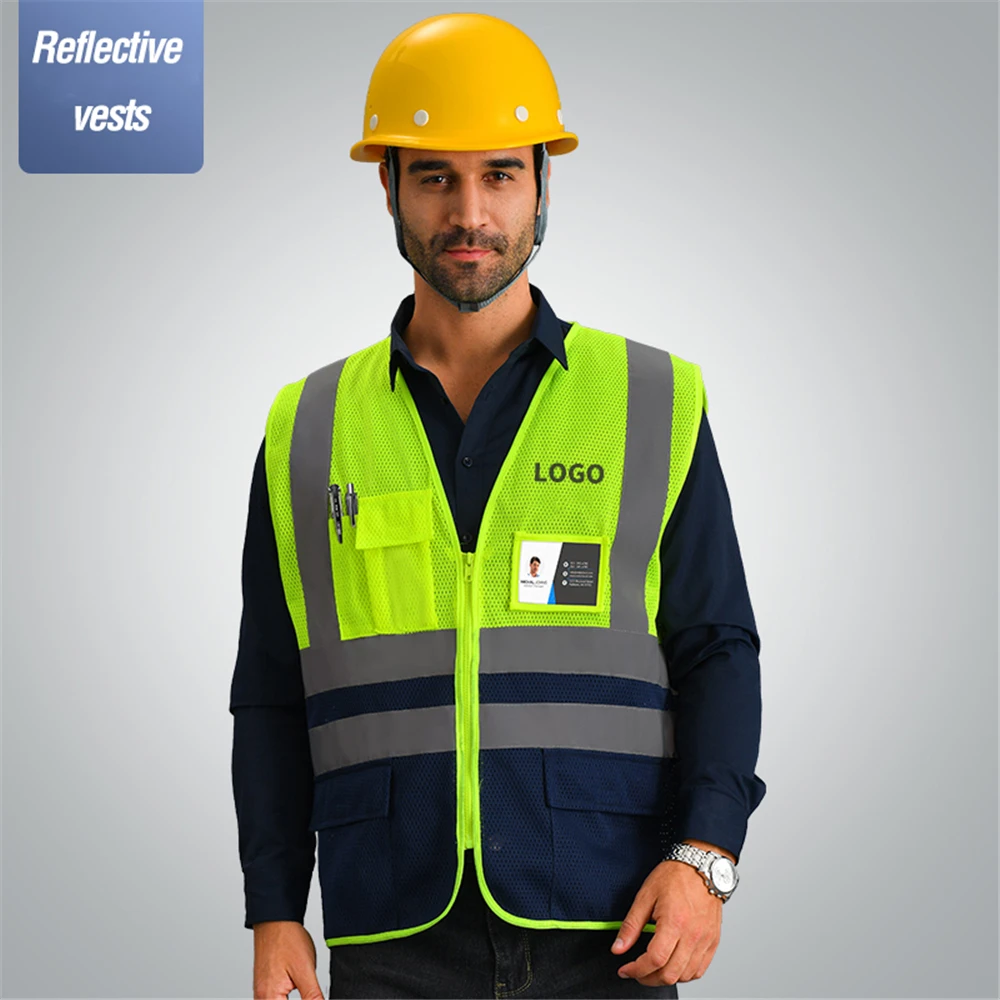 Светоотражающий жилет для безопасности унисекс с высокой видимостью мульти