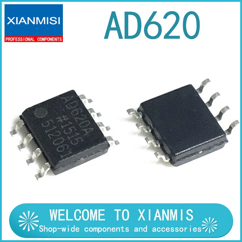 

5 шт. AD620 AD620A AD620AR AD620ARZ SOP8