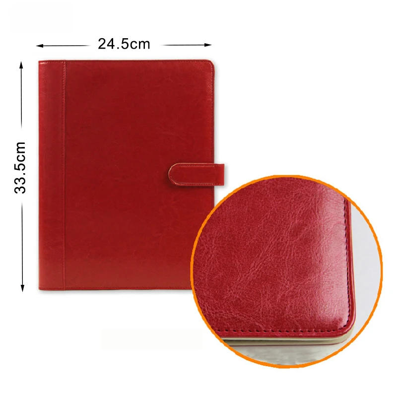 A4 папка для конференций Компендиум Padfolio Магнитный Засов 4 связующее кольцо с 8