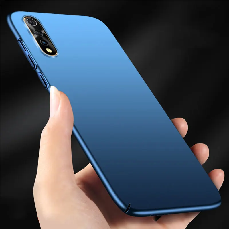 Ультратонкий жесткий чехол для ПК для телефона Vivo V17 Neo, кейсы для оболочки Y7S, ударопрочный чехол высокого качества.