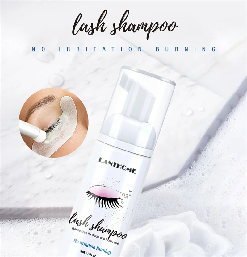 

Eyelash Shampoo Cleansing Eyelash Makeup Remover Mousse Lash Eyelash Shampoo