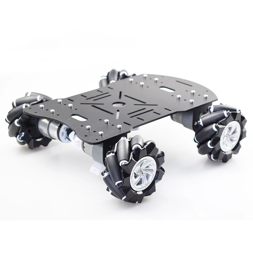 Moebius 4WD 80 мм Mecanum колеса робот шасси автомобиля комплект с DC 12 В кодер Двигатель Для Arduino Raspberry Pi DIY проект ствол игрушка