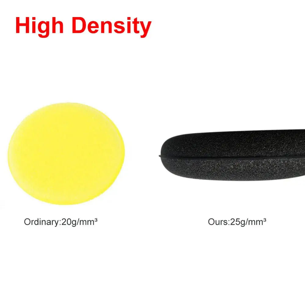 

12pcs Car Waxing Polish Foam Sponge High Density Ultra Thick Foam Sponges Wax Applicator Cleaning Detailing Pads Kit