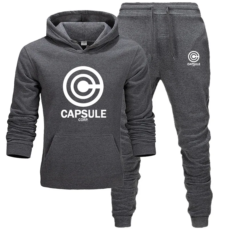 Мужской брендовый спортивный костюм из 2 предметов плотная Толстовка + штаны