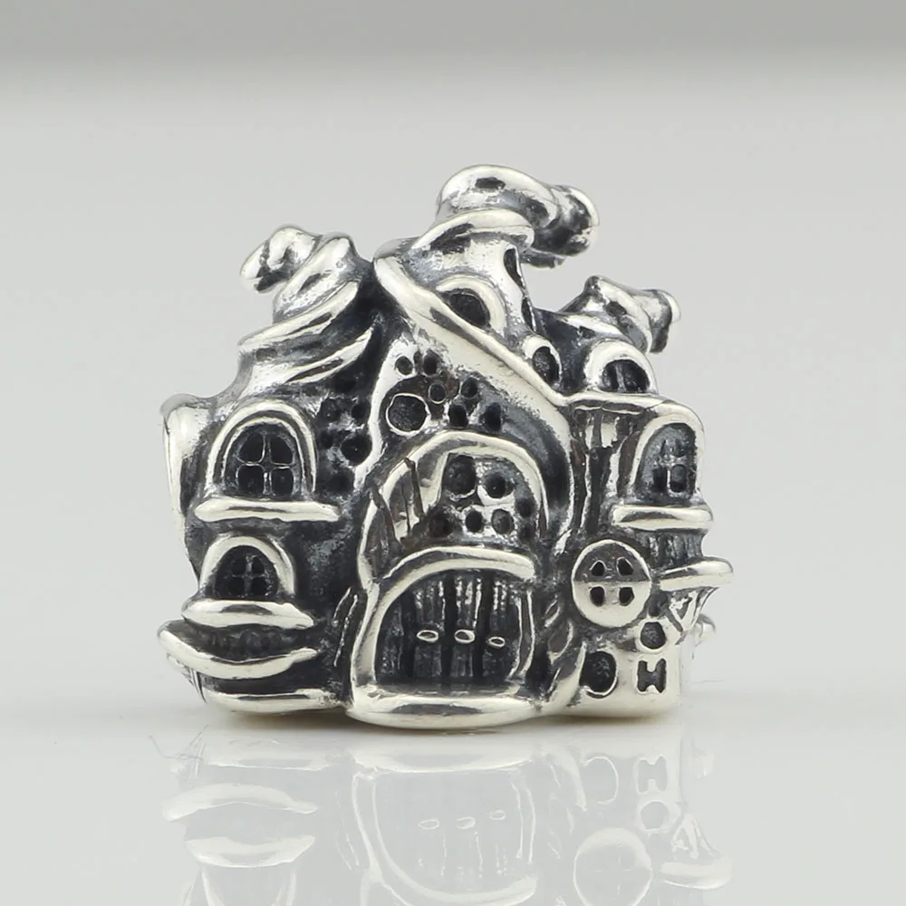 Подлинный 925 пробы Серебряный магический замок очаровательный бисер Подходит