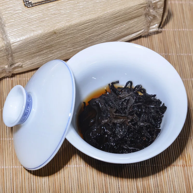 

500g Old Pu'er Tea Chinese 2017 Year Aged Pu-erh Yunnan Ripe Pu-erh Tea Brick for Health Care Lose Weight Tea